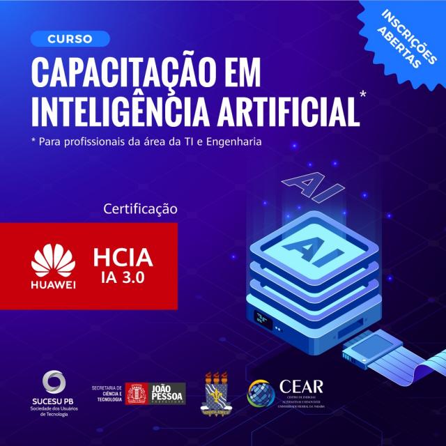 Profissionais do setor de tecnologia terão acesso a curso gratuito de capacitação em Inteligência Artificial